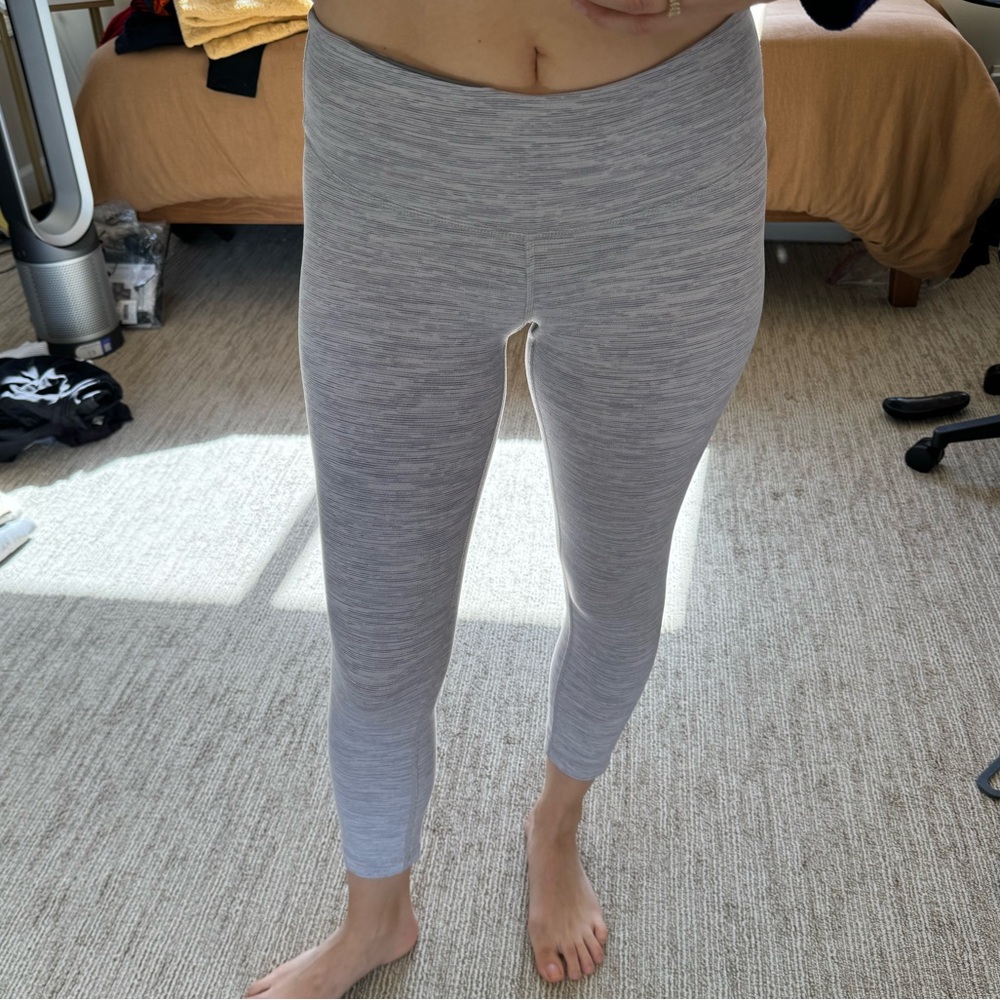 Lululemon Wunder Under Heather Leggings